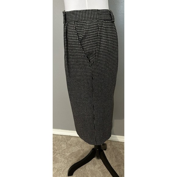 REQUIREMENTS Wool Blend Check Skirt Suit Set Blazer 11/12 Skirt 9/10 Work Outfit - Picture 5 of 9